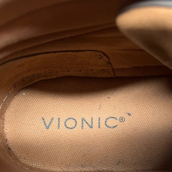 VIONIC Fresh Jamal Men's 13 Charcoal High Top Leather Sneaker Orthotic Shoes - Picture 10 of 11